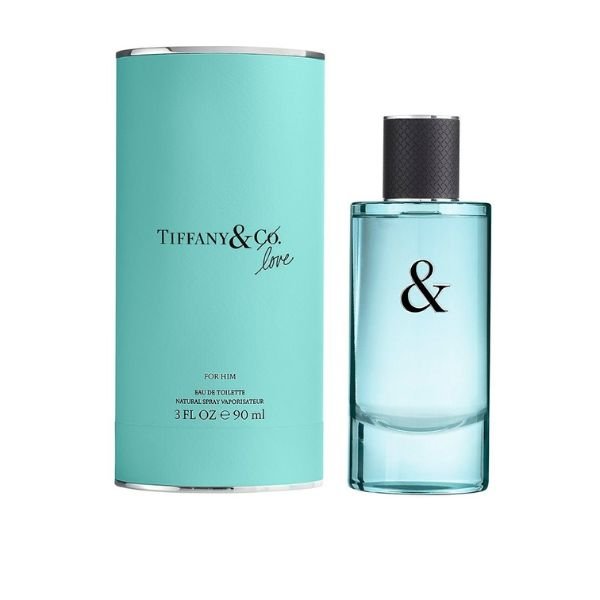 Tiffany & Co Love for Him Gift Set 90ml EDT + 100ml Shower Gel + 5ml EDT