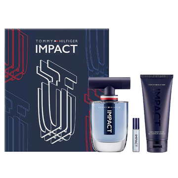 Tommy Hilfiger Impact Gift Set 100ml EDT + 100ml Hair & Body Wash + 4ml EDT