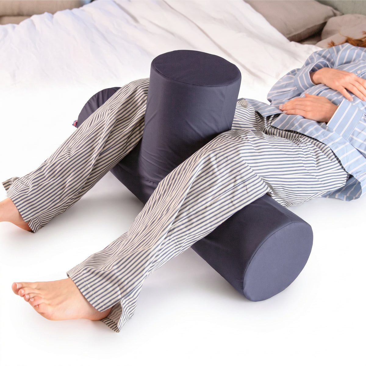 T-Roll Positioning Aid Cushion – Leg & Postural Support for Bed, UK Made