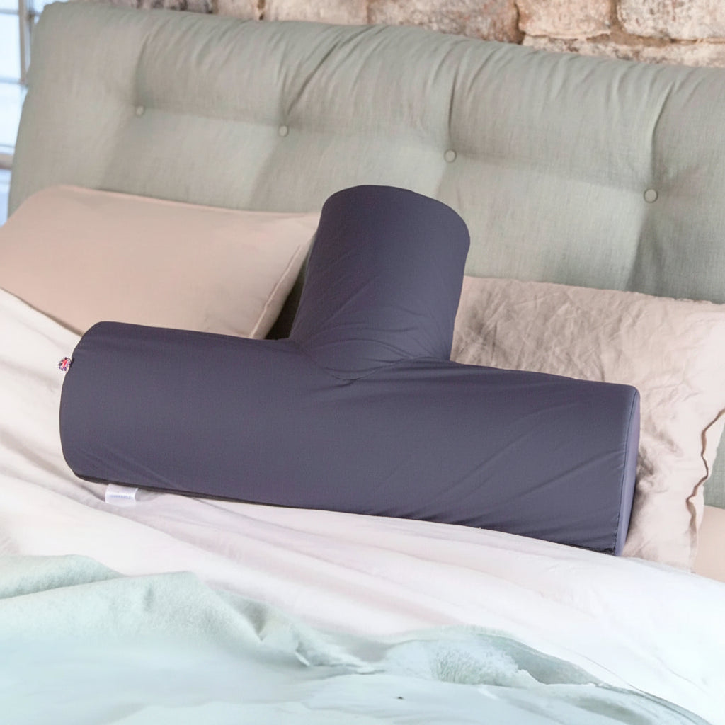 T-Roll Positioning Aid Cushion – Leg & Postural Support for Bed, UK Made