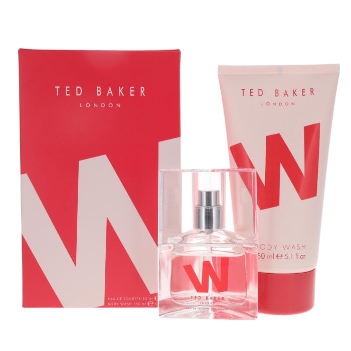 Ted Baker W Pink Gift Set 30ml EDT + 150ml Shower Gel Women's Fragrance