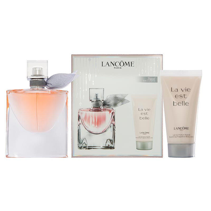Lancome La Vie Est Belle L'Eau de Parfum Gift Set 50ml Spray + 50ml Body Lotion