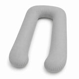 Full Body Pregnancy Pillow with Washable Cover Grey