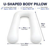 Full Body Pregnancy Pillow with Washable Cover
