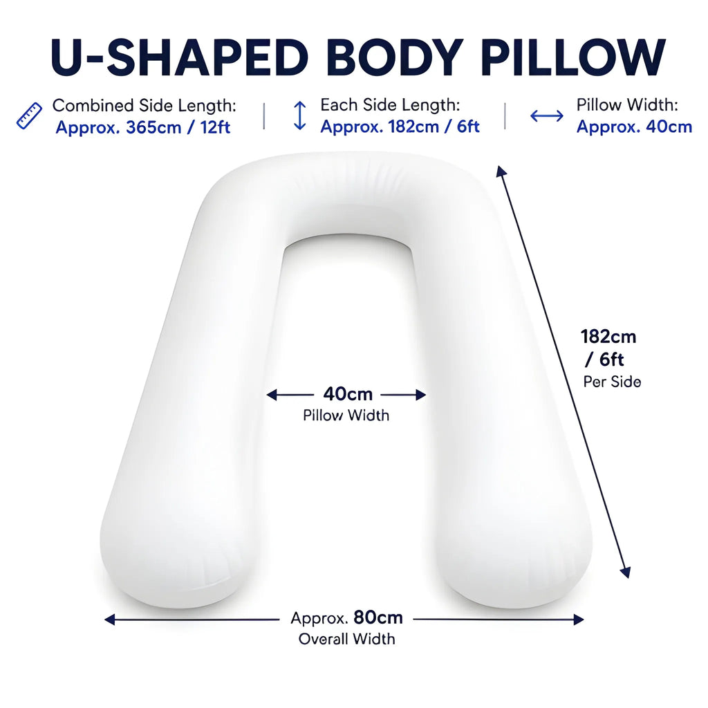 Full Body Pregnancy Pillow with Washable Cover