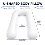 Full Body Pregnancy Pillow with Washable Cover