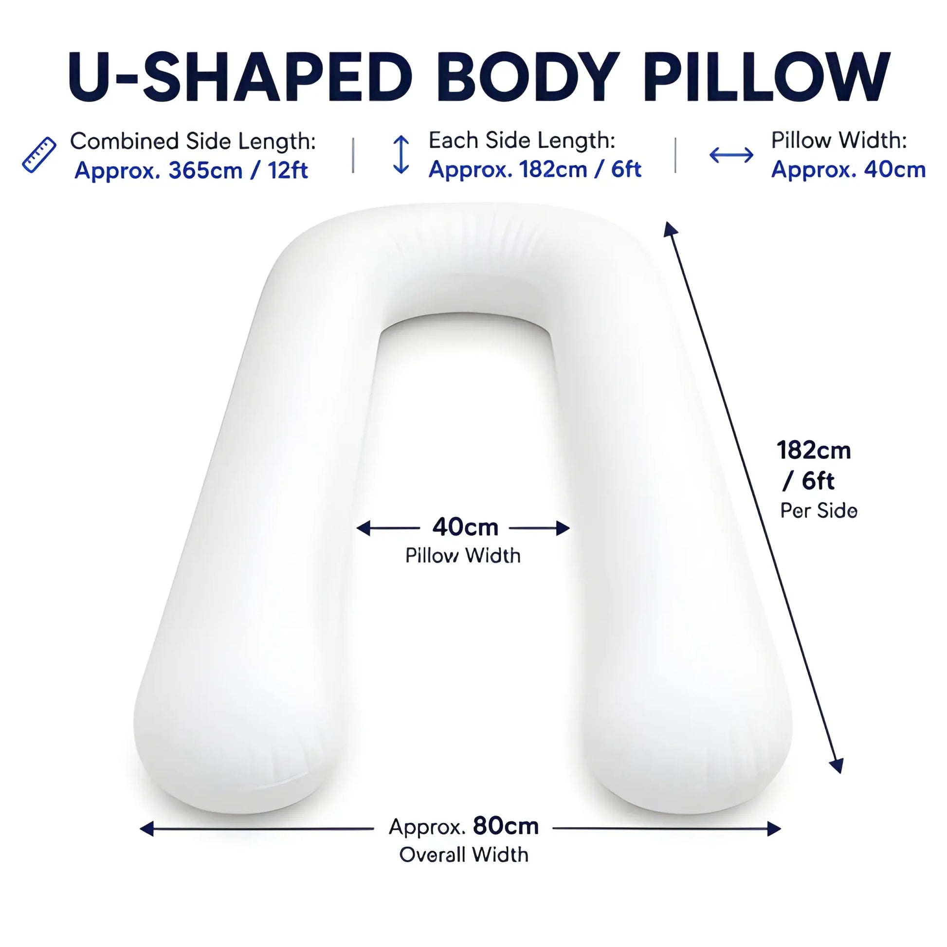 Full Body Pregnancy Pillow with Washable Cover