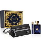 Versace Pour Homme Dylan Blue Gift Set 100ml EDT + 10ml EDT + Toiletry Bag