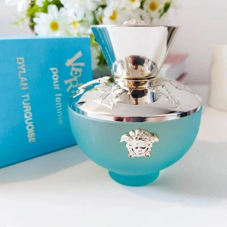 Versace Pour Femme Dylan Turquoise Gift Set 50ml EDT + 50ml Bath & Shower Gel + 50ml Body Gel