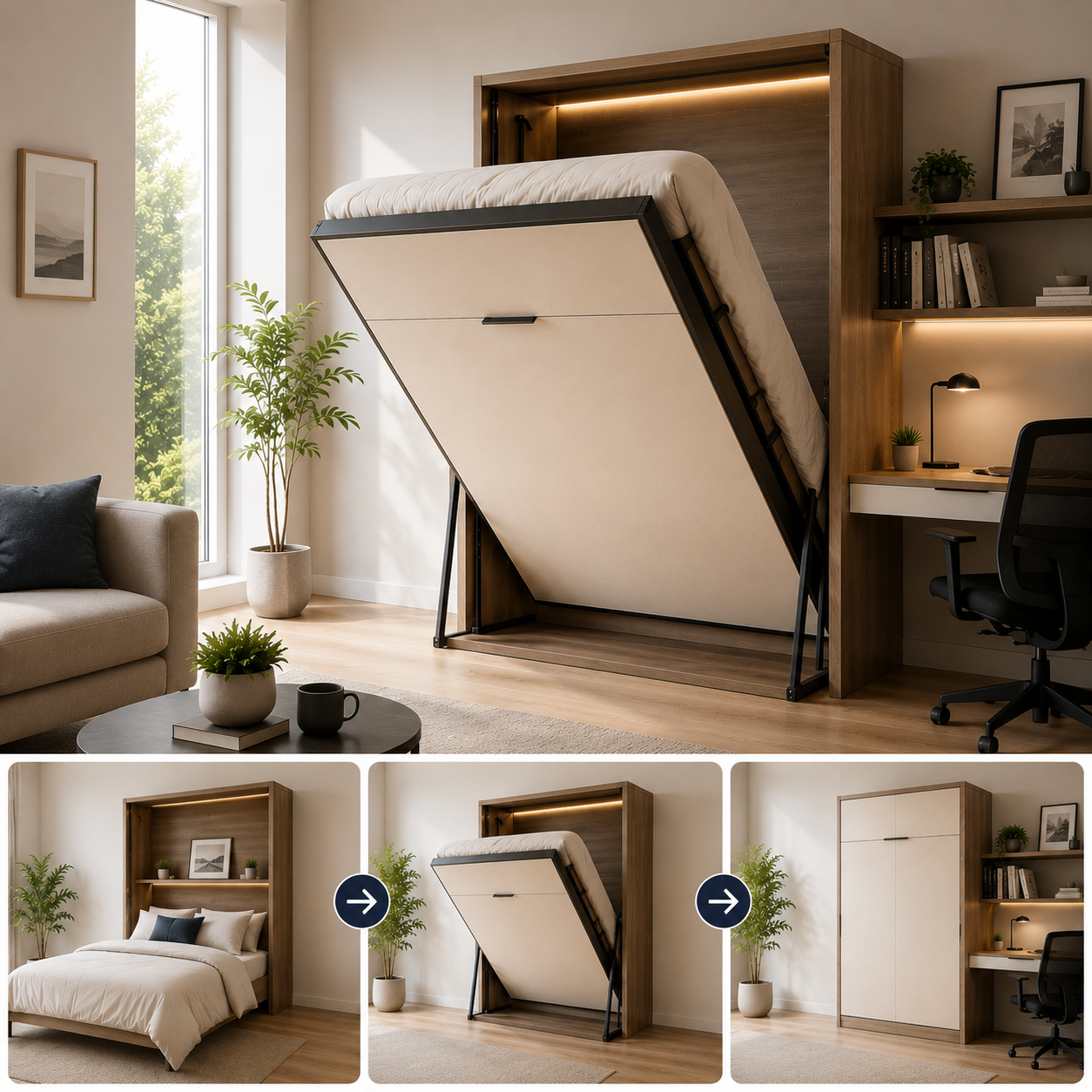 Wall beds & guest rooms