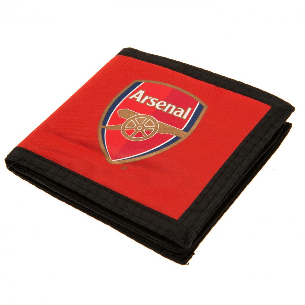 Arsenal FC Canvas Wallet - Officially licensed merchandise.
