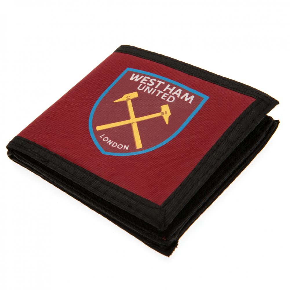 West Ham United FC Canvas Wallet - Officially licensed merchandise.