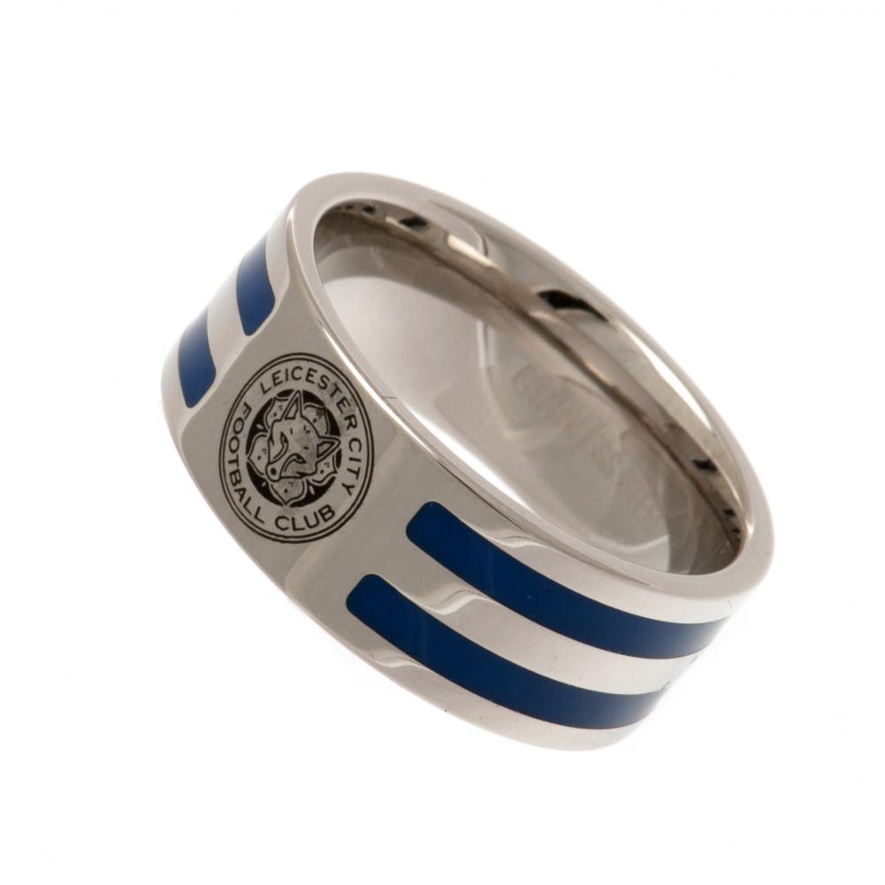 Leicester City FC Colour Stripe Ring Medium - Rings