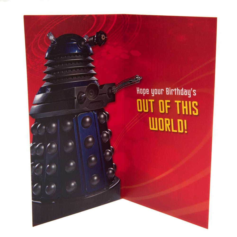 Doctor Who Birthday Card Son - Officially licensed merchandise.