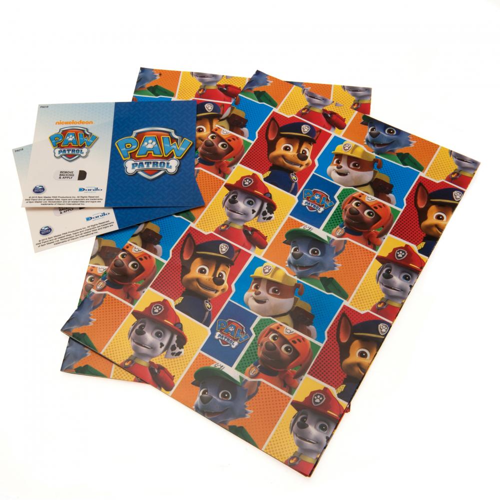 Paw Patrol Gift Wrap - Officially licensed merchandise.
