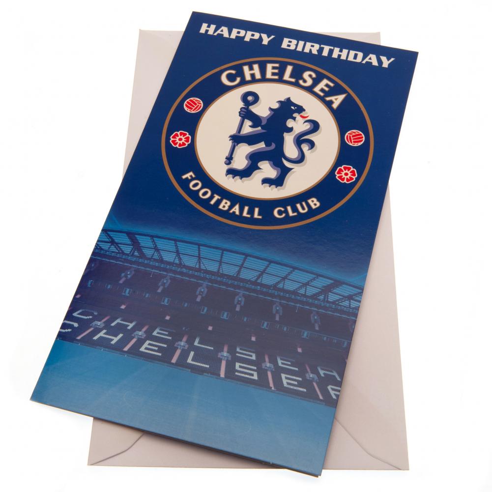 Chelsea FC Birthday Card - Officially licensed merchandise.