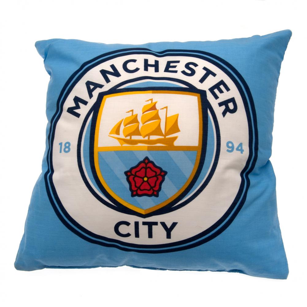 Manchester City FC Cushion - Officially licensed merchandise.