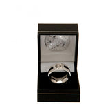 Leicester City FC Black Inlay Ring Small