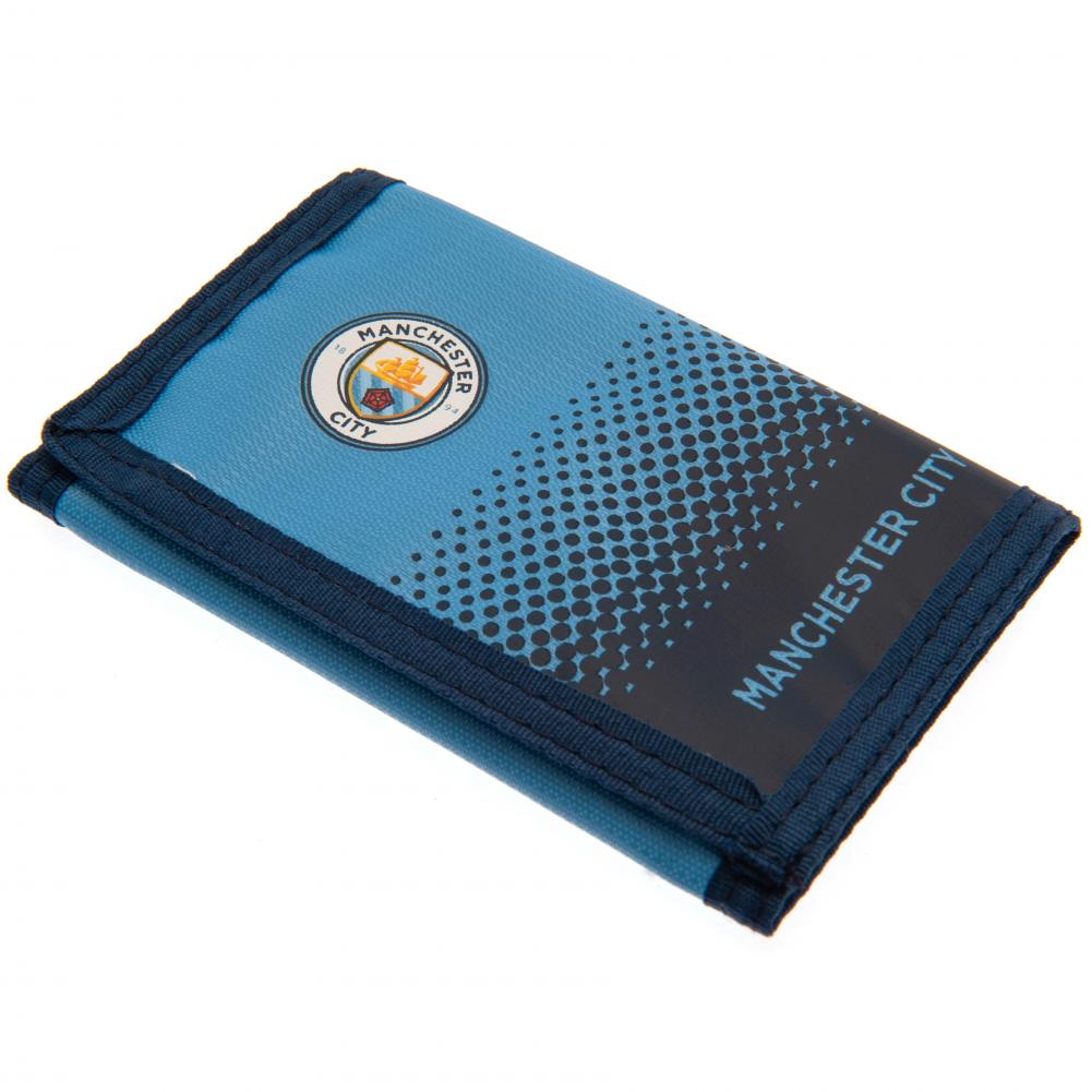 Manchester City FC Nylon Wallet - Officially licensed merchandise.