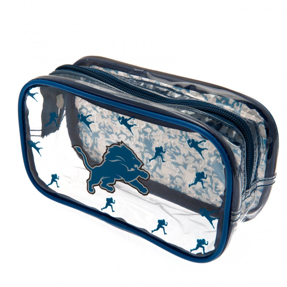 Detroit Lions Pencil Case - Officially licensed merchandise.