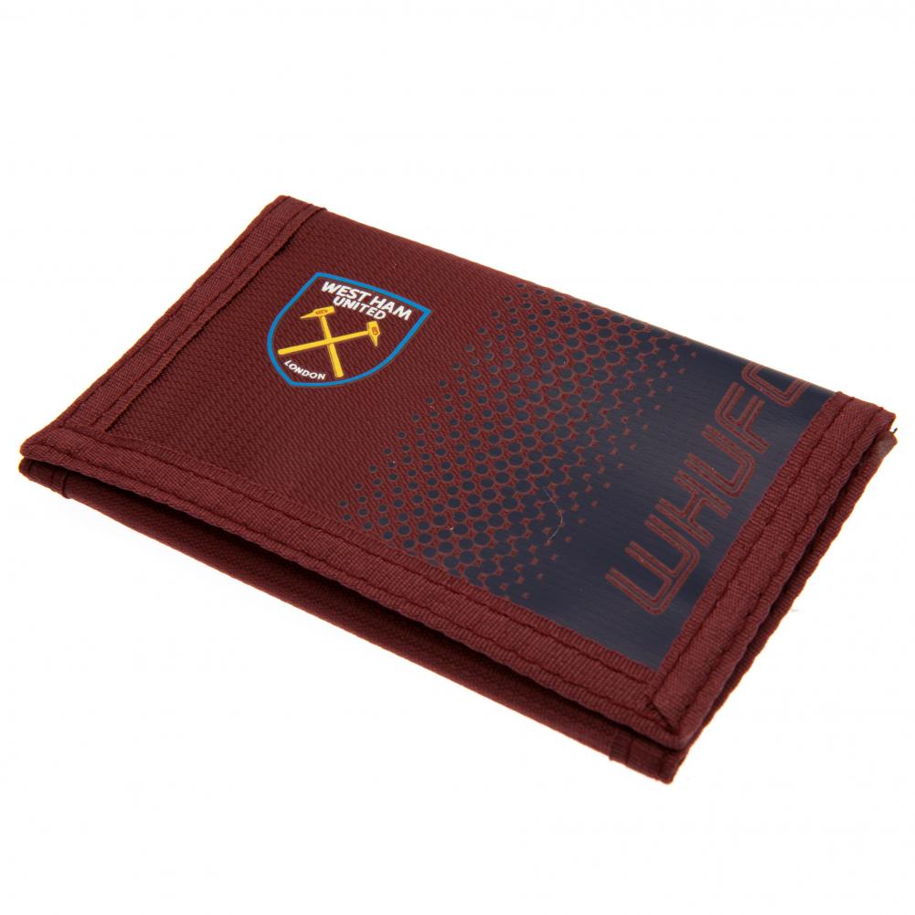 West Ham United FC Nylon Wallet - Officially licensed merchandise.
