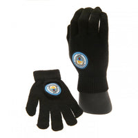 Manchester City FC Knitted Gloves Junior