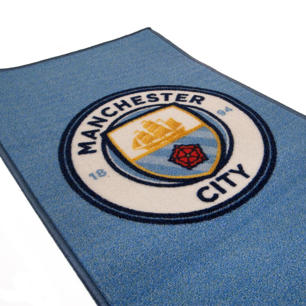 Manchester City FC Rug - Officially licensed merchandise.