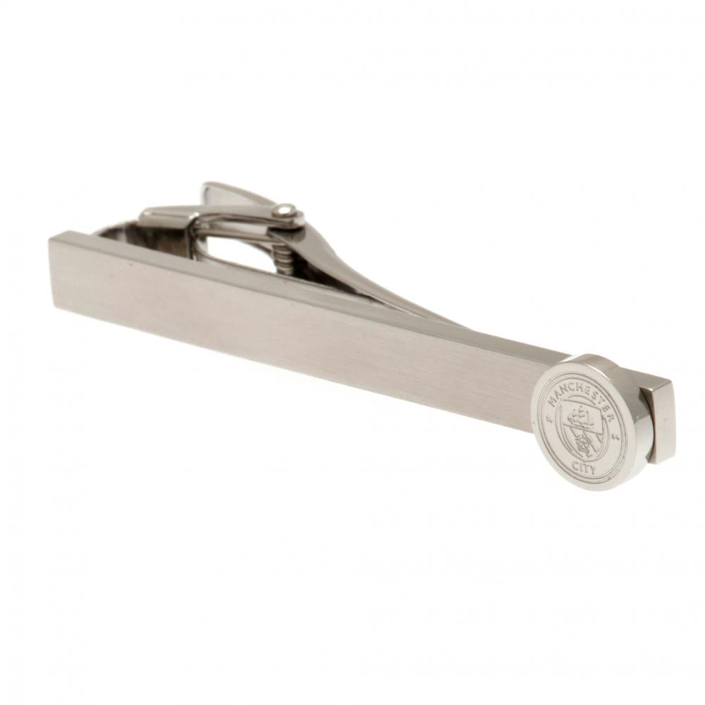 Manchester City FC Stainless Steel Tie Slide - Officially licensed merchandise.
