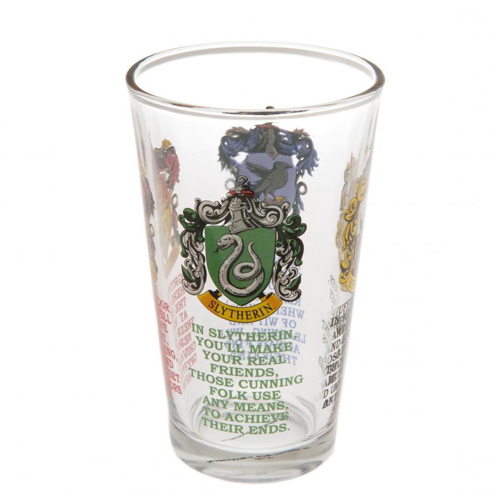 Harry Potter Large Glass House Crests - Officially licensed merchandise.