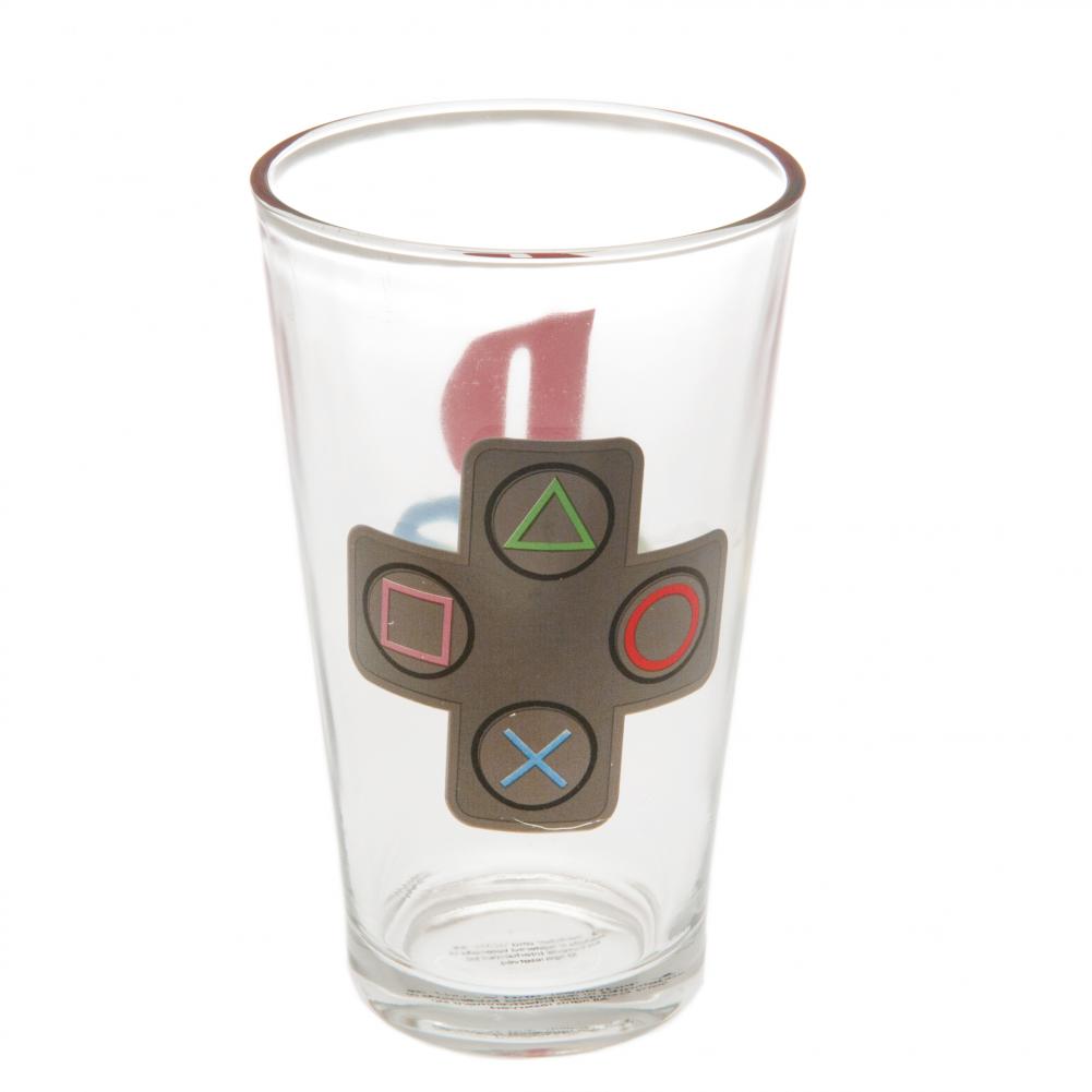 PlayStation Large Glass - Officially licensed merchandise.