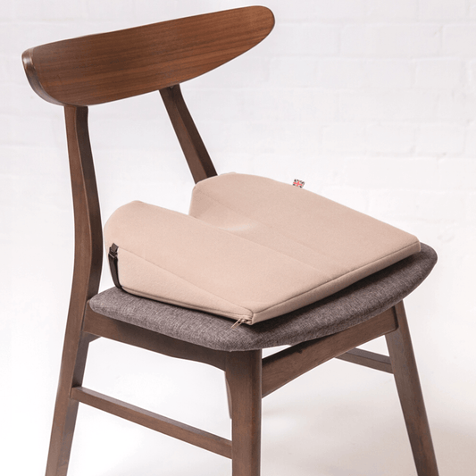 11° Degree Sitting Wedge (3¾") Coccyx Cut Out Seat Cushion Beige Seat Cushion 