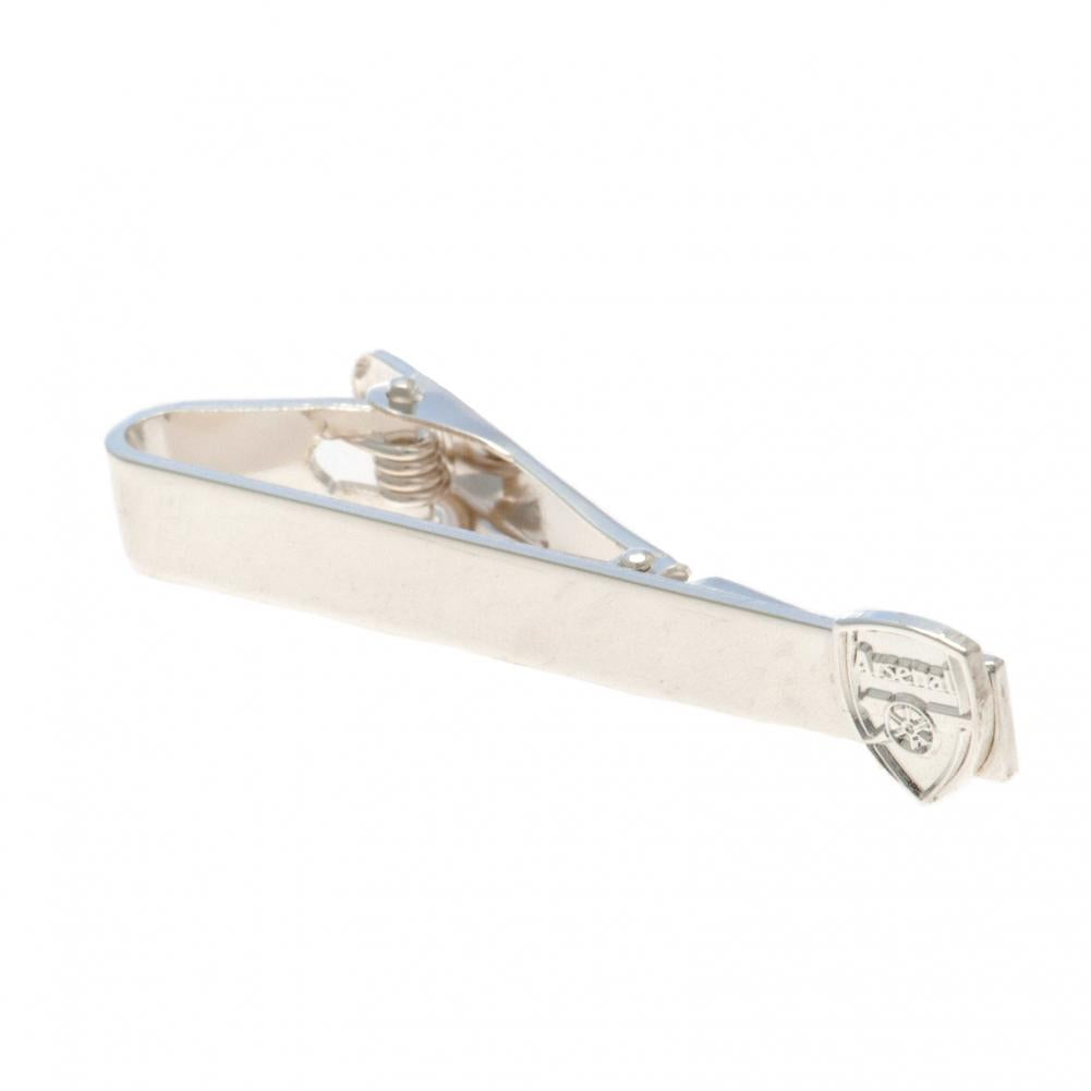 Arsenal FC Silver Plated Tie Slide - Officially licensed merchandise.