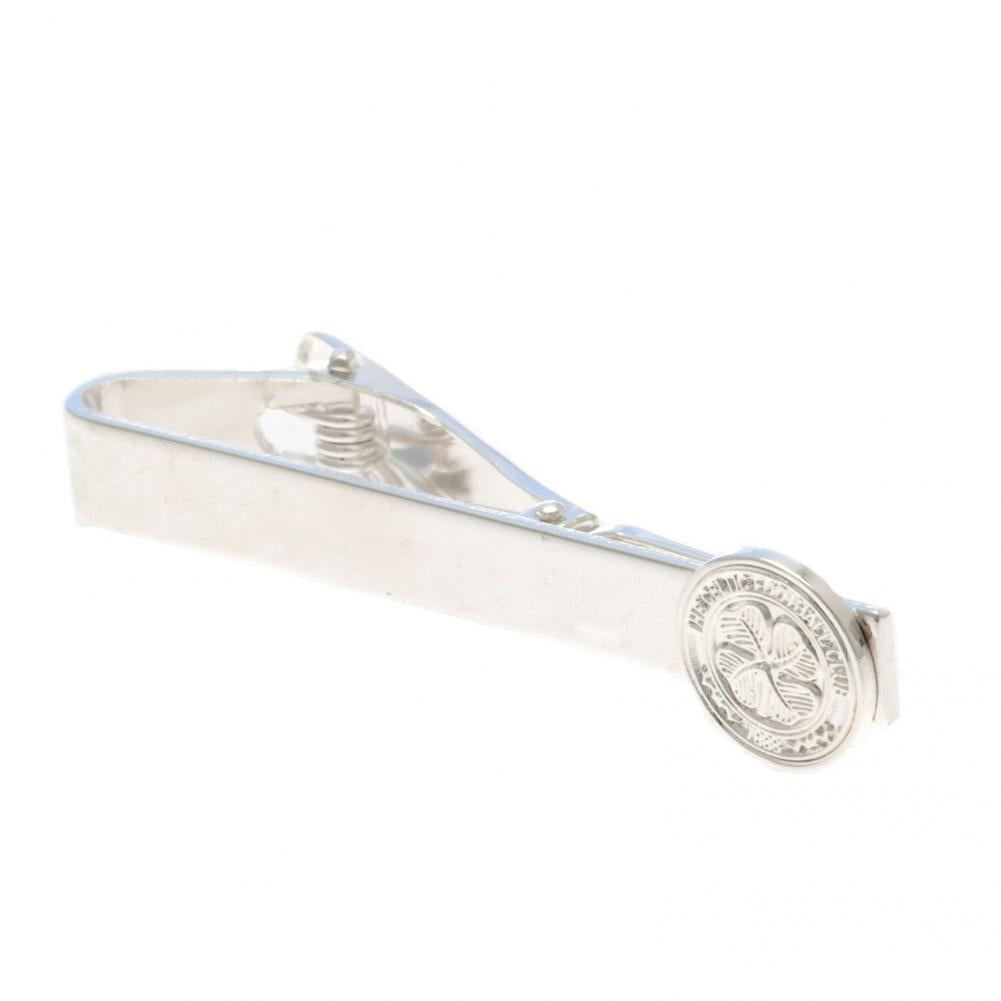 Celtic FC Silver Plated Tie Slide - Officially licensed merchandise.