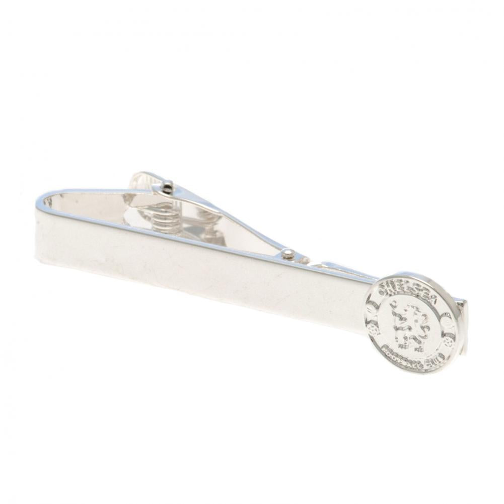 Chelsea FC Silver Plated Tie Slide - Officially licensed merchandise.