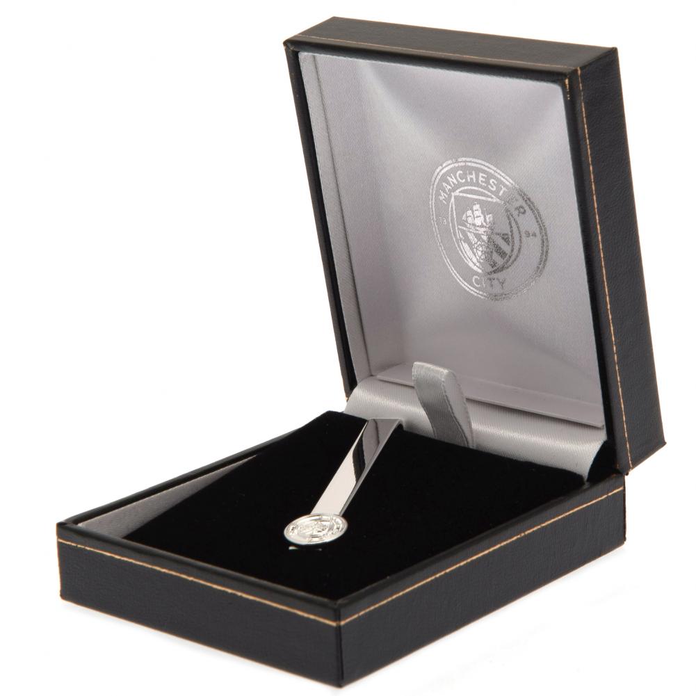 Manchester City FC Silver Plated Tie Slide - Ties & Pins