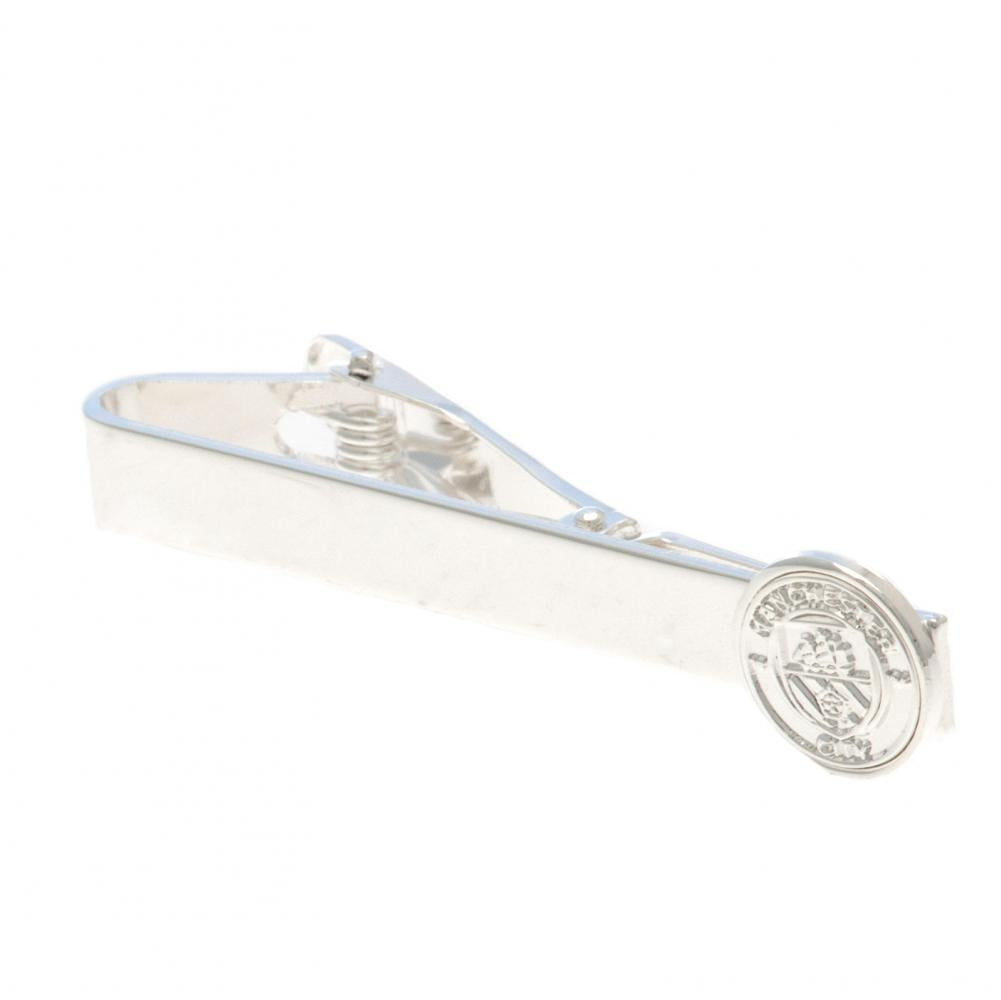 Manchester City FC Silver Plated Tie Slide - Officially licensed merchandise.