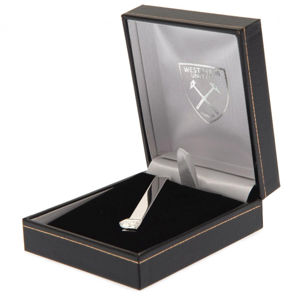 West Ham United FC Silver Plated Tie Slide - Ties & Pins