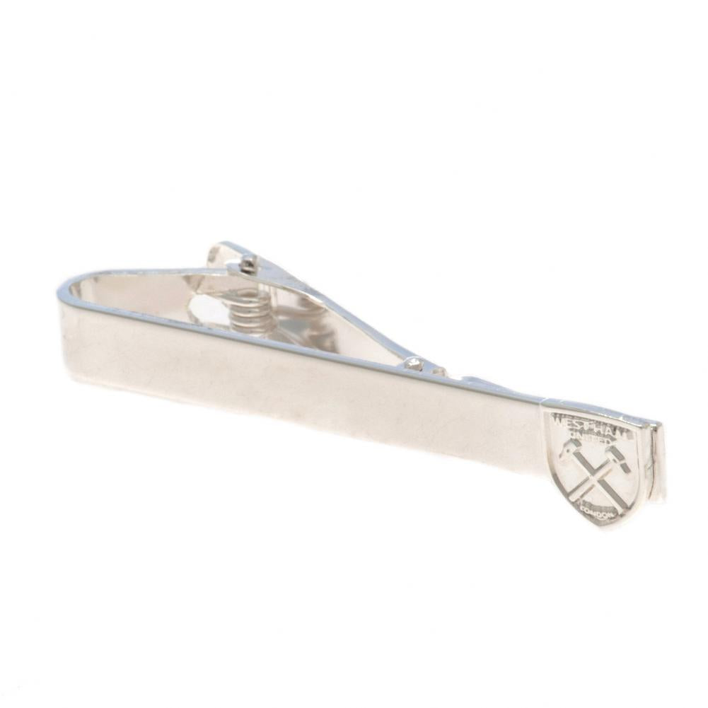 West Ham United FC Silver Plated Tie Slide - Officially licensed merchandise.