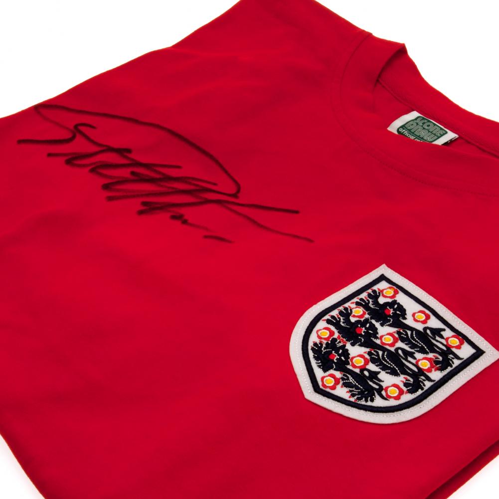 England FA Sir Geoff Hurst Signed Shirt - Officially licensed merchandise.