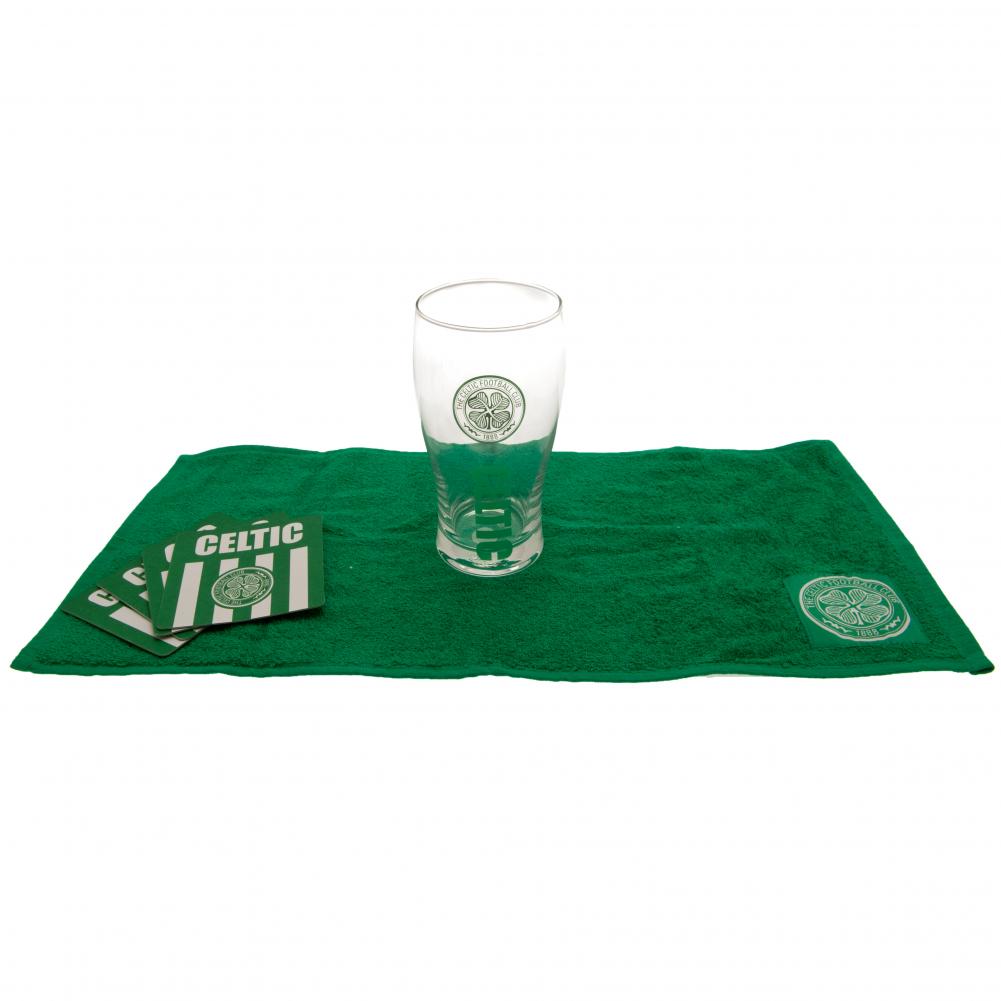 Celtic FC Mini Bar Set - Officially licensed merchandise.