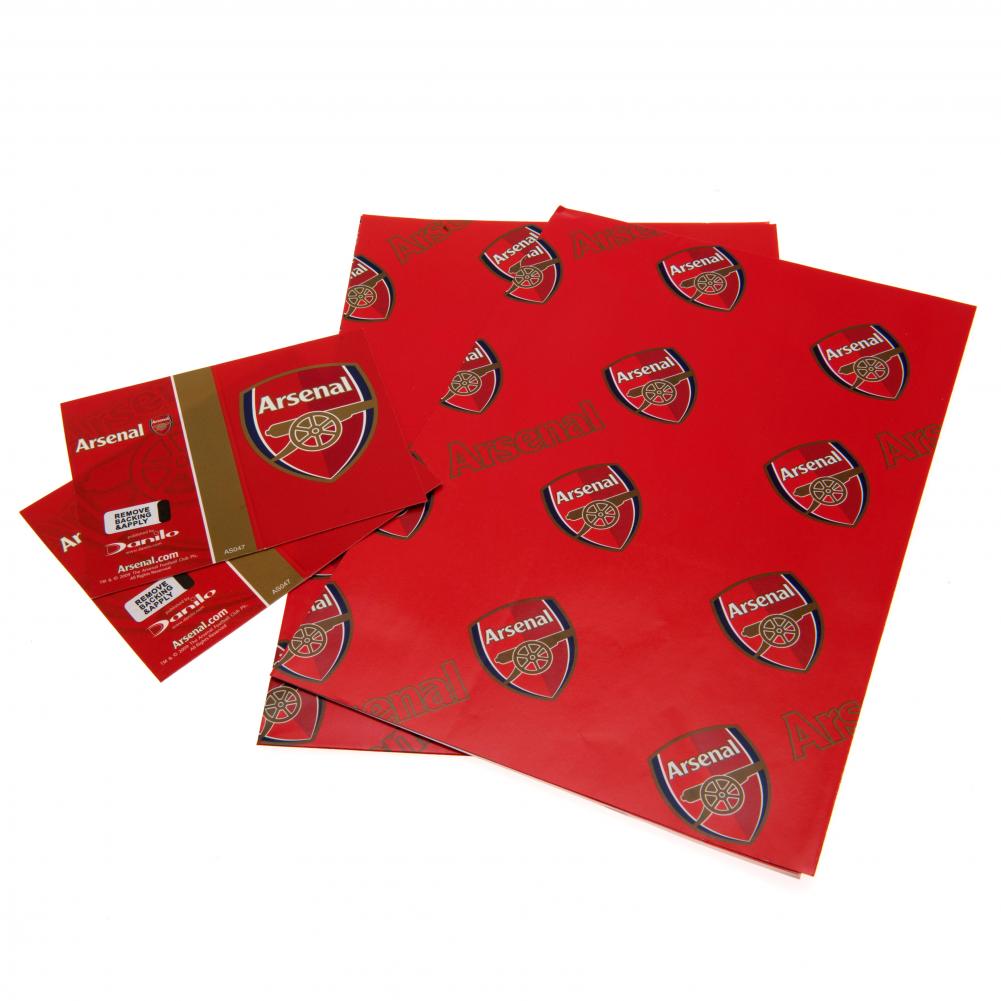 Arsenal FC Gift Wrap - Officially licensed merchandise.