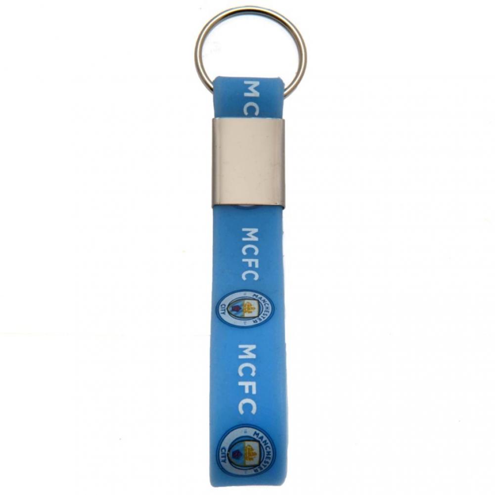 Manchester City FC Silicone Keyring - Keyrings