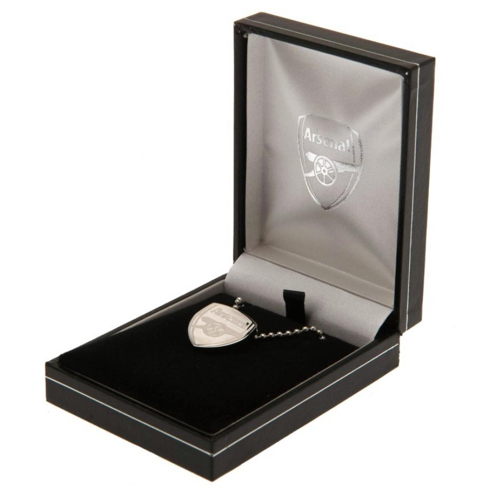 Arsenal FC Stainless Steel Pendant & Chain with Crest
