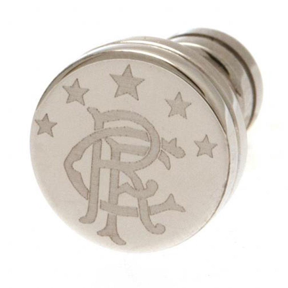 Rangers FC Stainless Steel Stud Earring - Officially licensed merchandise.