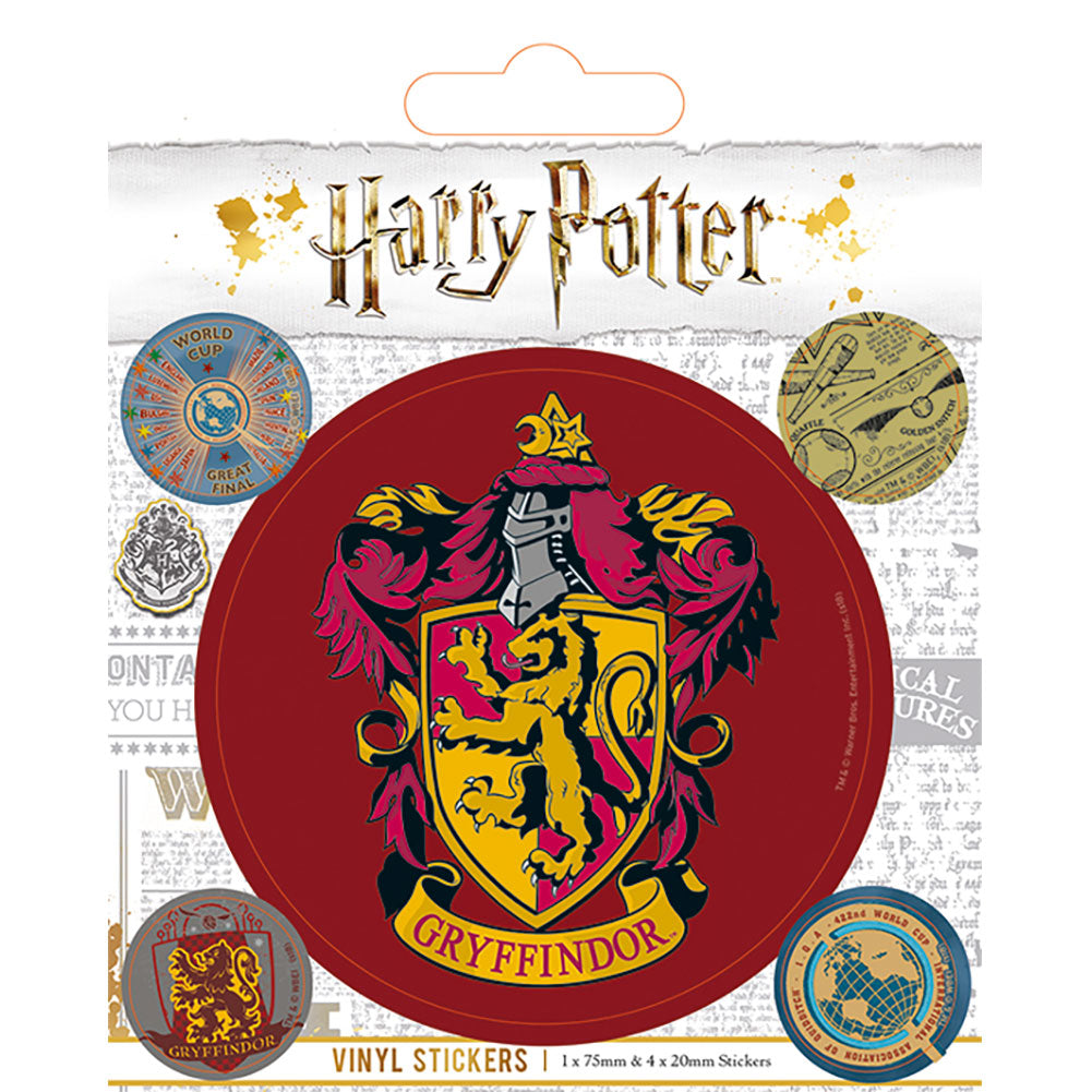 Harry Potter Stickers Gryffindor - Officially licensed merchandise.