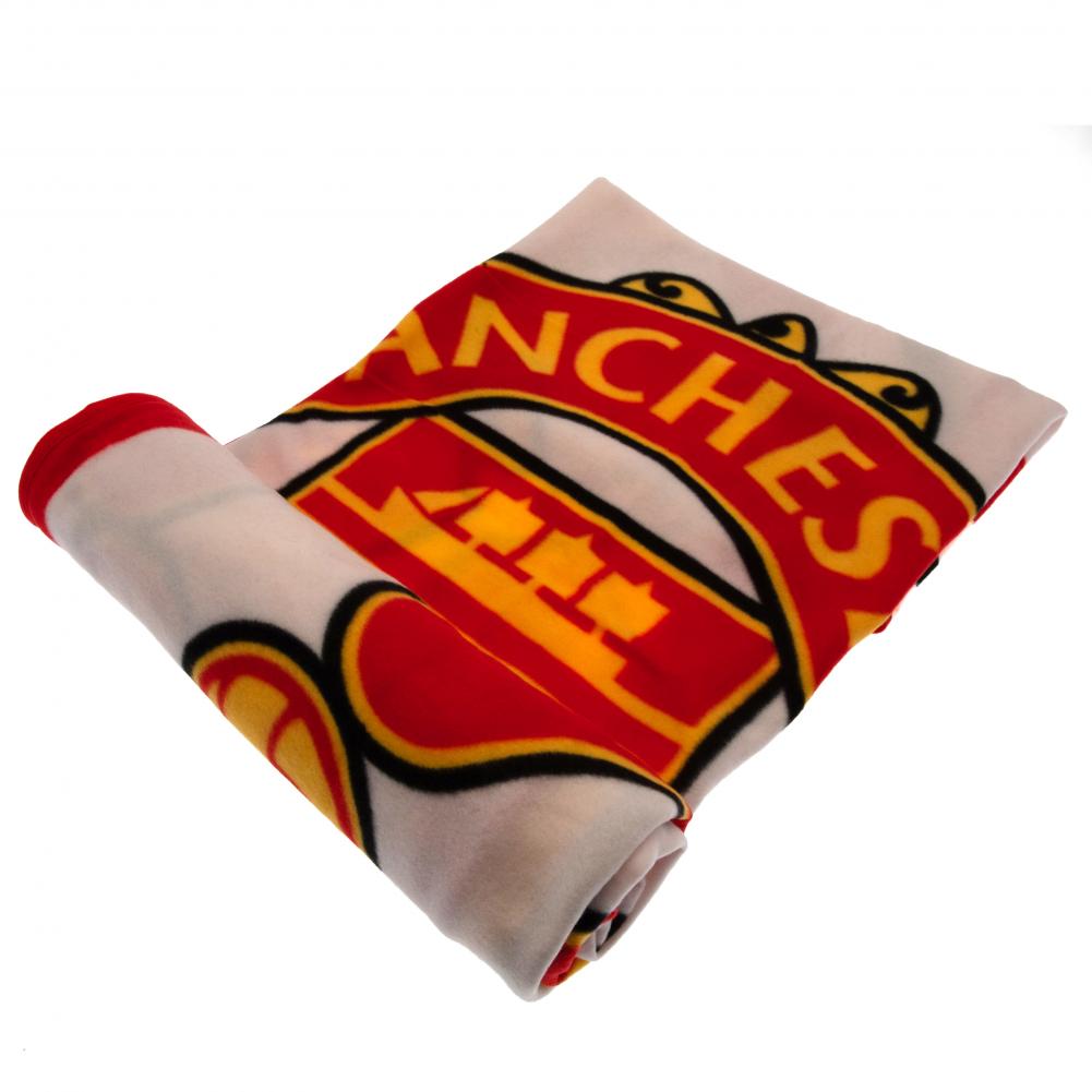Manchester United FC Fleece Blanket PL - Officially licensed merchandise.