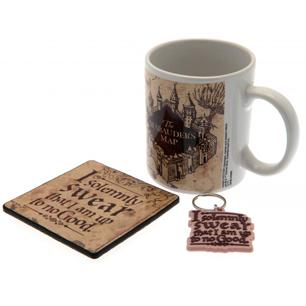 Harry Potter Mug & Coaster Set Marauders Map - Officially licensed merchandise.
