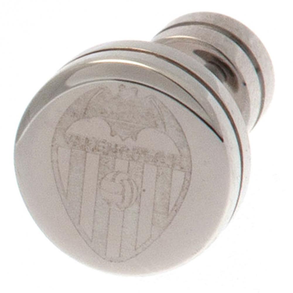 Valencia CF Stainless Steel Stud Earring - Officially licensed merchandise.