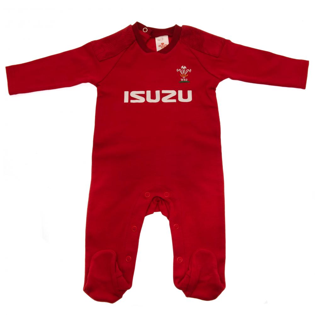 Wales RU Sleepsuit 9/12 mths PS - Officially licensed merchandise.
