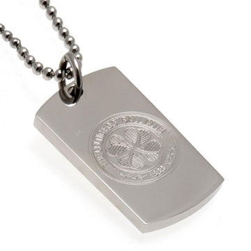 Celtic FC Engraved Stainless Steel Dog Tag & Chain